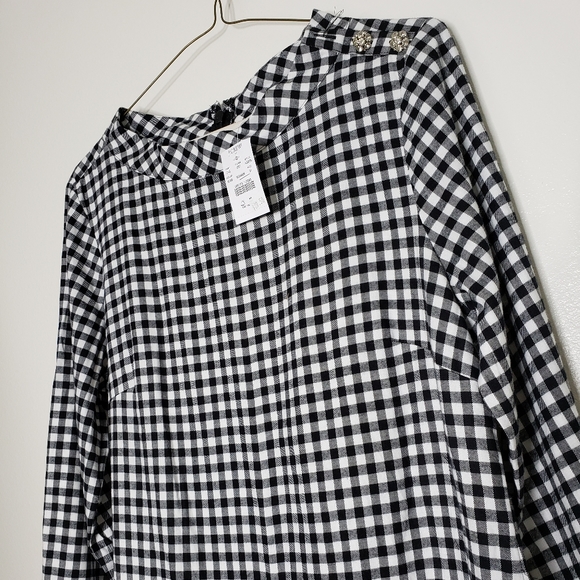 J. Crew Buffalo Plaid Dress - Picture 8 of 16